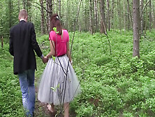 Young And Horny Couple Will Gladly Fuck Each Other In A Forest