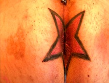 Butt-Hole Star Tattoo