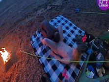 Becky Chase-Young Blond Hotwife Fucks Her Bbc Bull While On Holiday Camping With Husband
