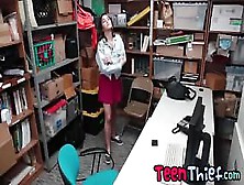 Teen Thief Karlee Grey Gets Pounded In Office
