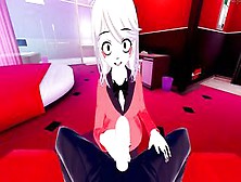 Charlie Point Of View Banged! Rough Inside A Hotel.  Hazbin Hotel Animated