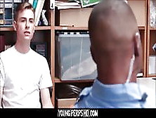 Straight White Twink Shoplifter Sex With Black Officer