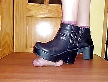 Hard Cock Crush In Black Boots