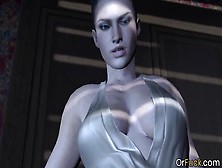 Lara Croft Lesbian Train Sex With Friend