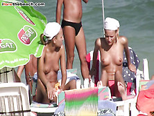 Knockers On The Beach - Public Video