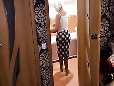 Huge Booty Inside A Plaid Skirt Get A Penis Into