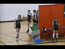 Spying On College Girls Volleyball Changing Tops