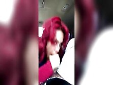 Red Head Latina Swallows Cum