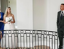Horny Bride Is Having Lesbian Sex Moments Before Wedding