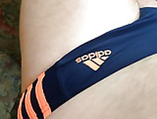 I In Adidas Speedo Dark Dark Blue Orange Stripes