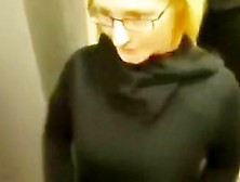 Woman Changing Bras In A Dressing Room Blows Her Ally
