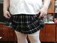 Sissy Schoolgirl Cumming After Lessons
