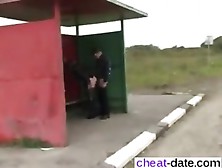 From Cheat-Meet. Com - Sex At The Bus Stop