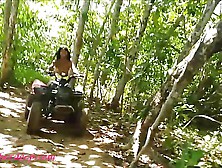 Teen Heather Goes Atving In Paradise And Gets Huge Throatpie