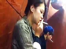 Japanese Smoking Girl 80