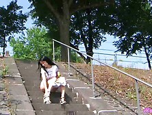 Pissing Down The Steps