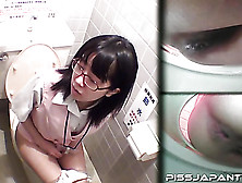 Someone Put A Camera In Toilet And Filmed Japan Babes Having A Pee