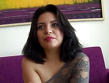 Inked Girl Cristina Perdomo Sucks A Big Cock In Pov Scene