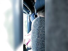 Amazing Risky Fellatio Inside Vehicle On Outdoor Road