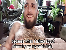 All-Natural Daddy Charles Dickenballs Gets Naked And Chats With You While Slowly Edging To Orgasm (With English Captions)