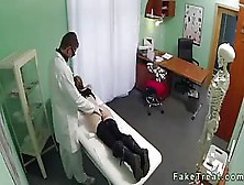 Pale Redhad Amateur Banged By Doctor