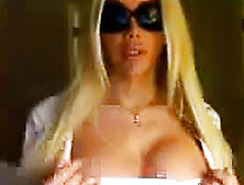 Webcam Tease Girl Models Her Ass In Thong
