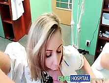 Blonde Nurse With Huge Tits Gets Her Patient's Full Attention In A Hot Pov Exam