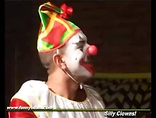Silly Clowns Rape And Spank Foreign Gymnast