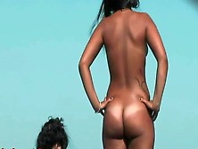 Nude Teen On The Beach
