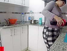 Fucked My Stepmom While She Is Cooking