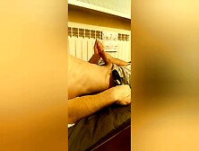 Solo Handjob From A Sporty Guy,  Amateur Home Video,  Masturbation,  Subtle Orgasm With Sperm