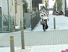 Fanciful Oriental Woman Gets Completely Stunned During Street Sharking