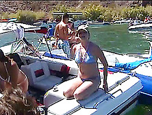 Horny Ladies And Their Partners Having Some Fun On The Yachts