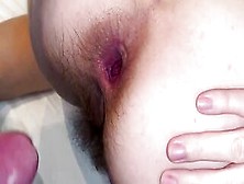 Anal Close Up With Cummed And Booty Farting Cum.  Chubby Cougar Was Booty Banged