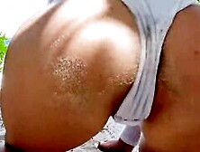 Masturbation Into The Beach Exposed Twat Huge Squirt