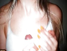 Tinder Date : Little Teen Slut Gives Me Titfuck After Party - Candy Love