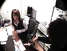 New Secretary Girl From Japan Gets Asked Banging With Her Co-Workers In The Office