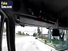 Towing Truck Blowjob Sucking Big Dick