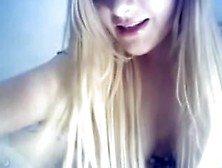 Cute Blonde On Webcam 2