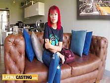 Shy Petite 18 Year Old Redhead Latina Anal In Job Interview