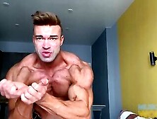 Sexy Muscle Boy Milks His Load For You