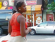 Candid Ebony Milf In Tight Booty Shorts S Of Nyc