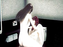 Animated Uncensored 3D -Lili Sex Into University Bathroom - Japanese Oriental Manga Hentai Video Game Porn