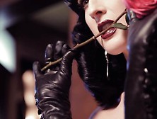 Erotique - Dita Von Teese - Long Leather Gloves - Glamour