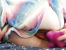 Hot Masturbates To Orgasm And Squirts Into Unicorn Outfit –