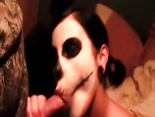 Scull Faced Slut Gives Me The Hottest Orall-Service Of My Life