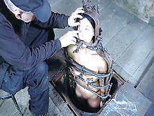 Strappado Torture,  Claustrophobia And Climax Predicament For Captive Nymph.