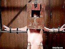 Hooked Pussy Slave Is Shackled