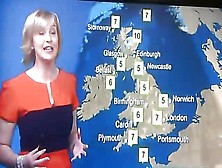 Hot Blonde Weather Woman