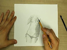 Really Easy Nude Sketch 1X